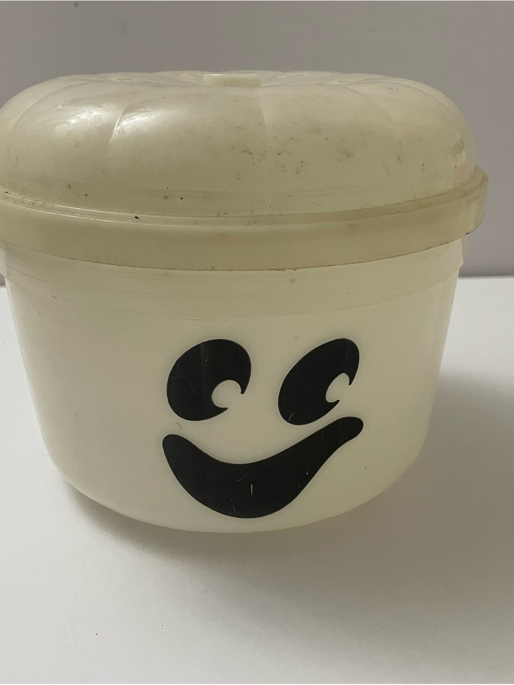 Vintage McDonalds McBoo GHOST Halloween Bucket w LID 1986
